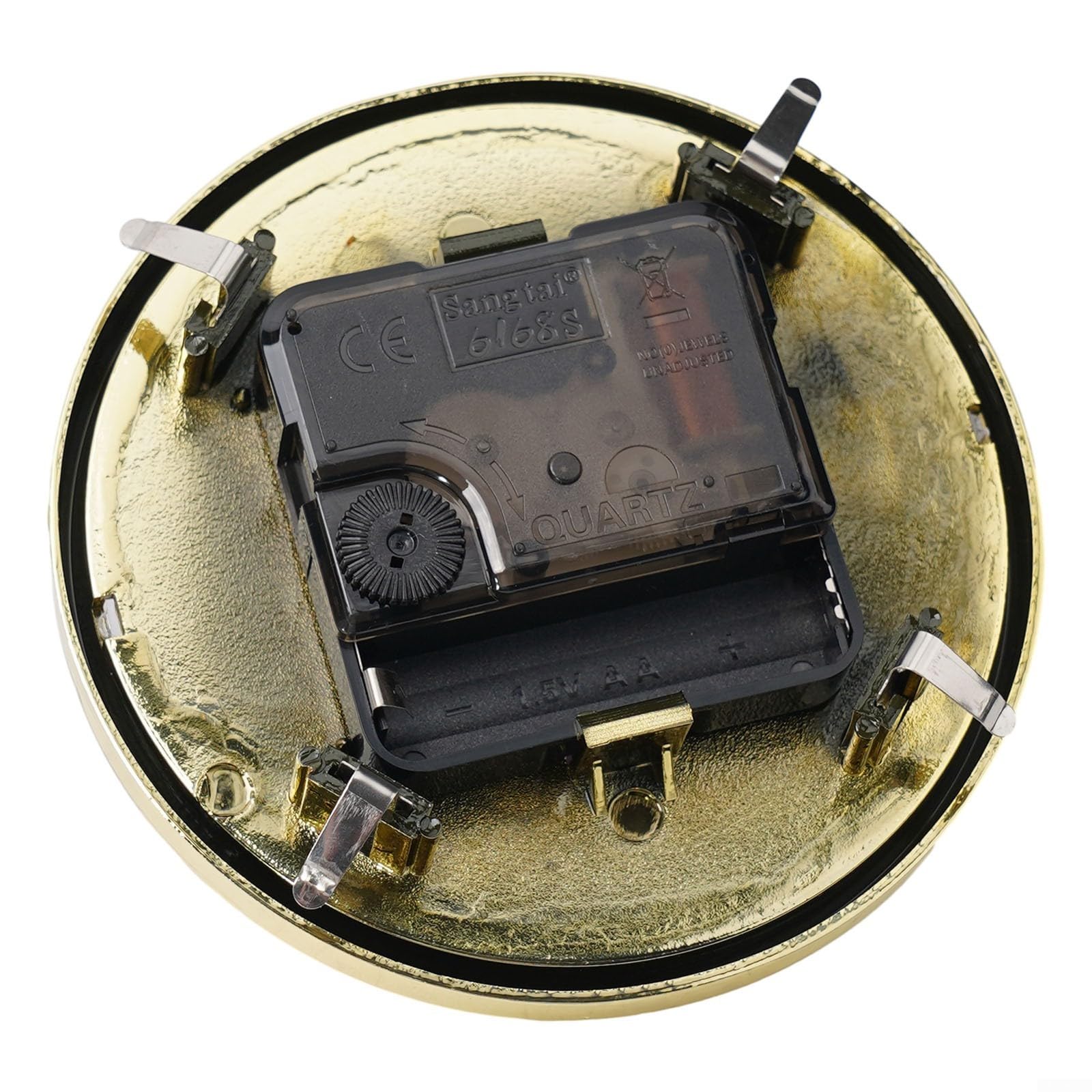 Movimento Al Quarzo Fai Da Te Per Orologi - Inserti Sostitutivi 65/80/90/105/110 Mm Con Numeri Arabi E Finitura Oro - Foto 12