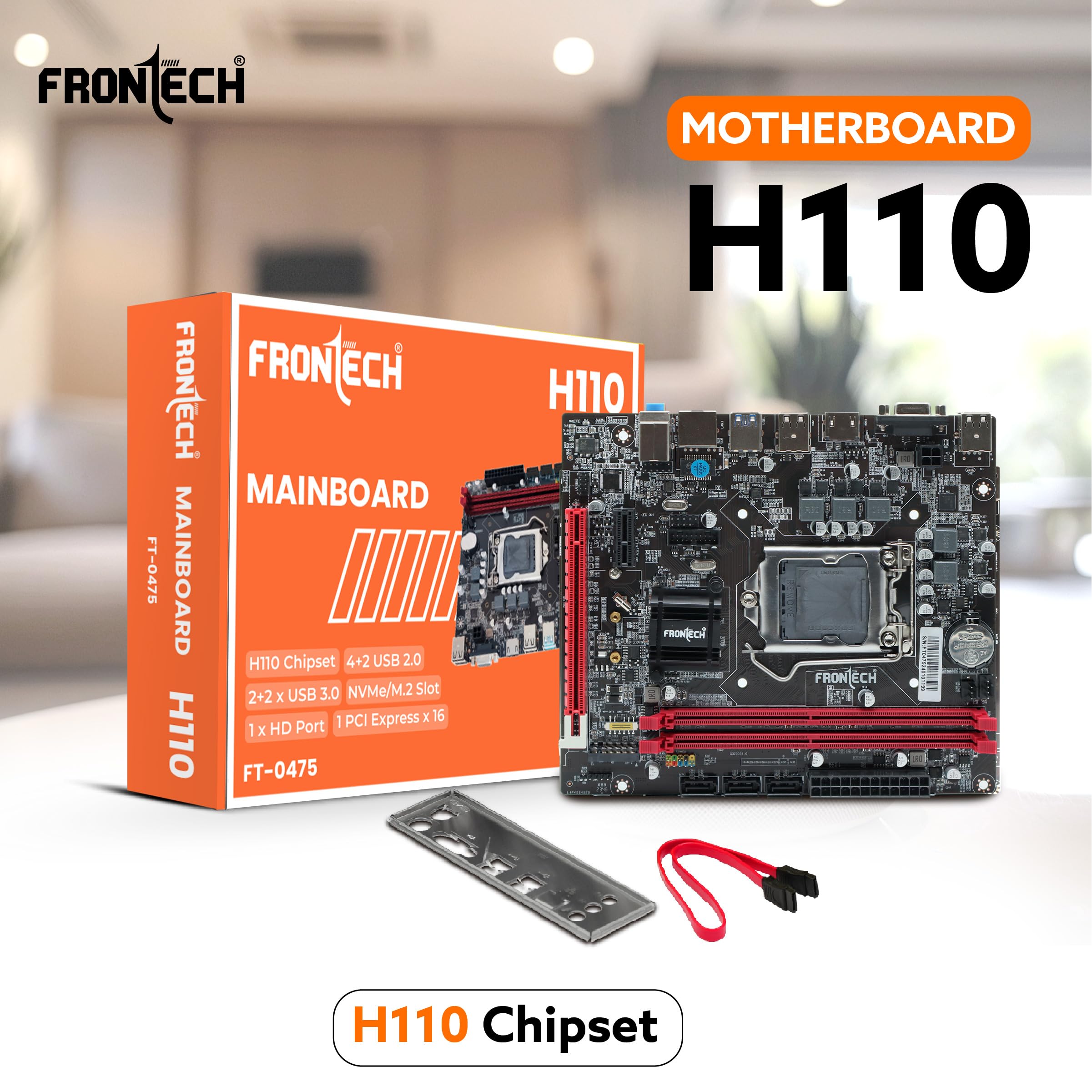 FRONTECH H110 Motherboard - LGA1151, DDR4 -2