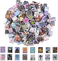 300pcs Miniature Books for Dollhouse & Anxiety Bookshelf - 1:12 Scale Realistic DIY Decor Accessories by JHGCVX