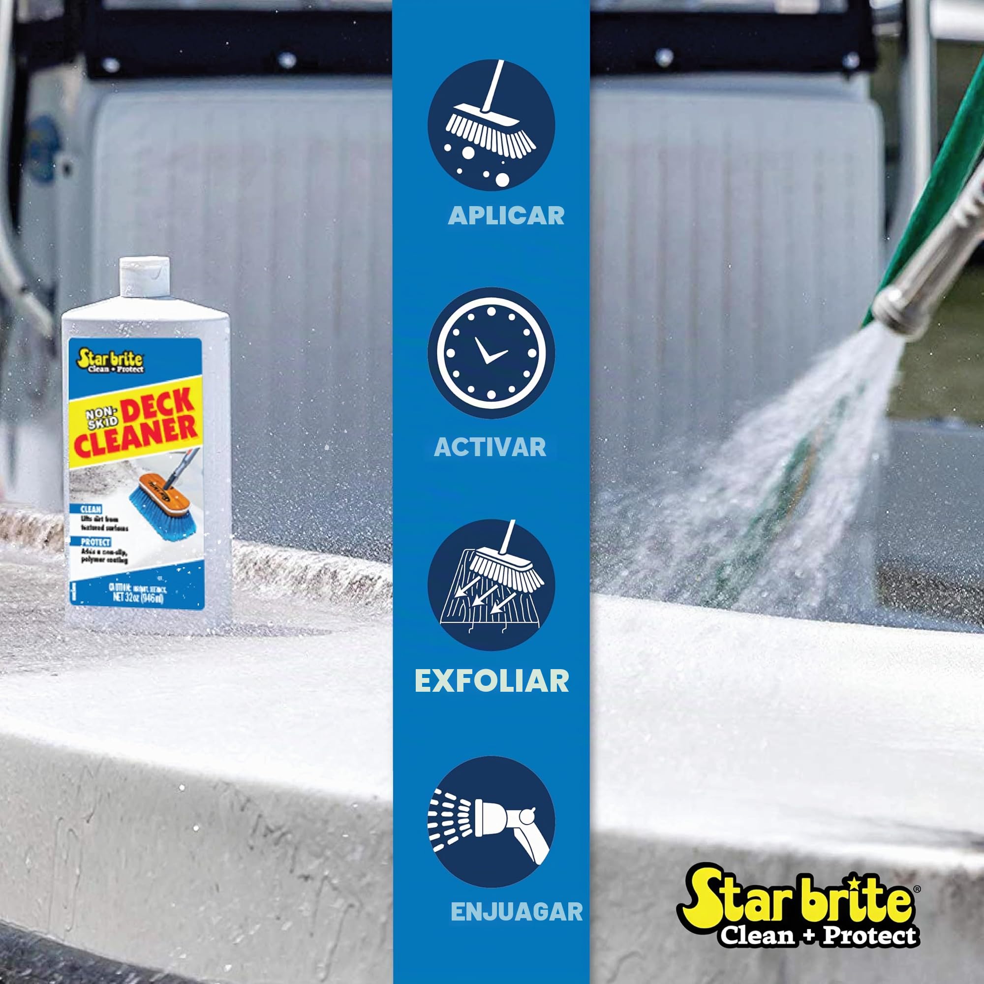 Star Brite Limpiador de Cubierta Antideslizante con PTEF