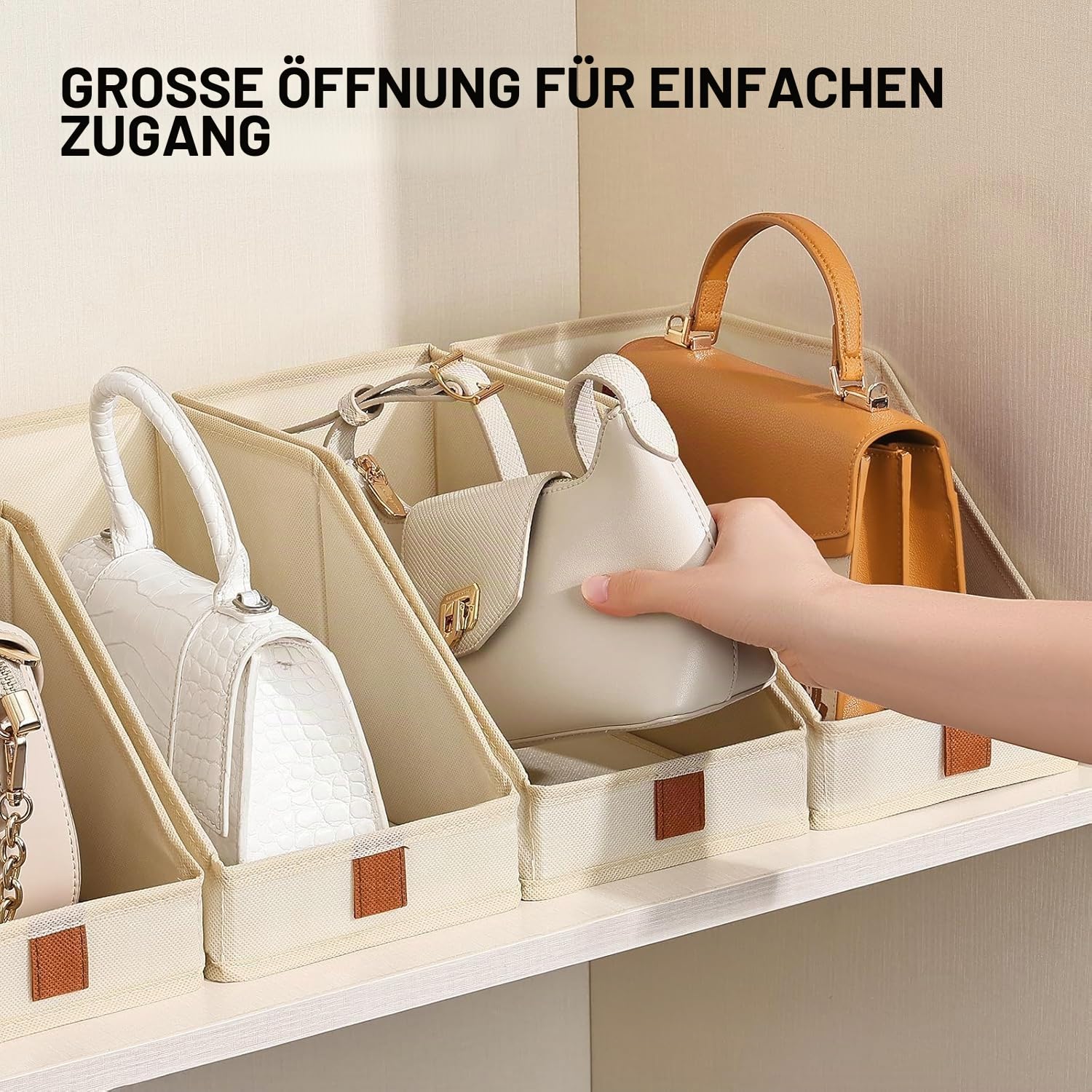 DIMJ Taschen Aufbewahrung Regal Organizer