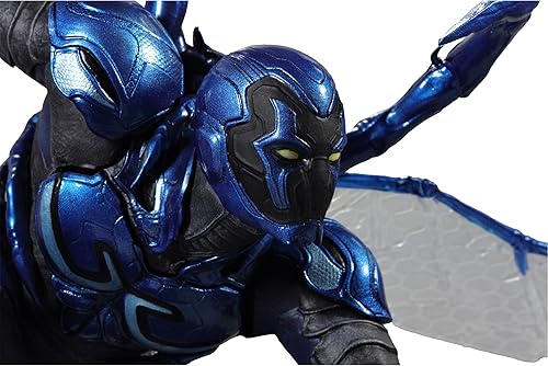 Miniatura 7 de McFarlane Toys - Estatua de resina de 12 pulgadas de DC Direct Blue Beetle (película de escarabajo azul)