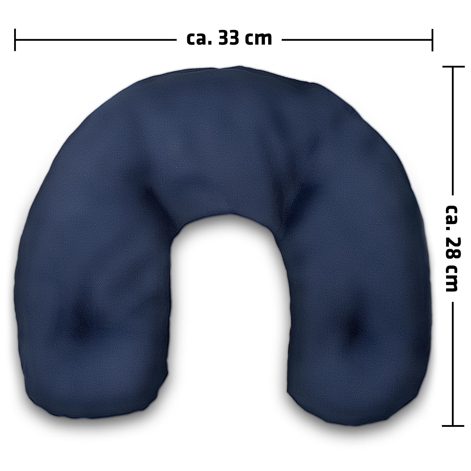 Bouillotte Cervicale Noyaux De Cerise Asigo® – Coussin Chauffant Naturel Nuque & Épaules – Fabriqué En Allemagne 35x38 Cm