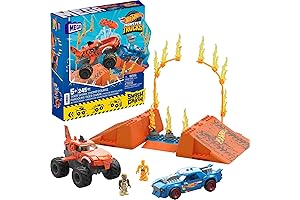 Hot Wheels Lego: Smash & Crash Tiger Shark Chomp Course Building Set