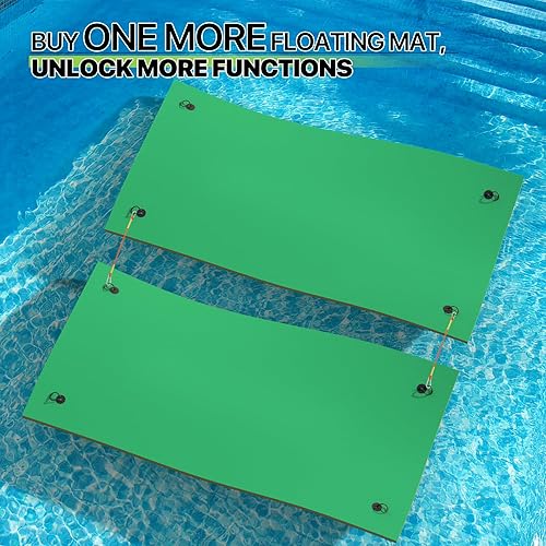 Miniatura 5 de Magshion Large Water Floating Mat for Adults Pool Lake Boating Float Pad 12 x 6 ft