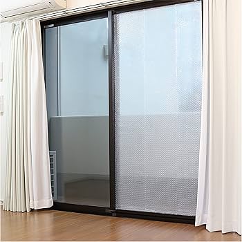 Amazon｜アストロ 窓ガラス 断熱 結露防止シート クリア 無地 3枚