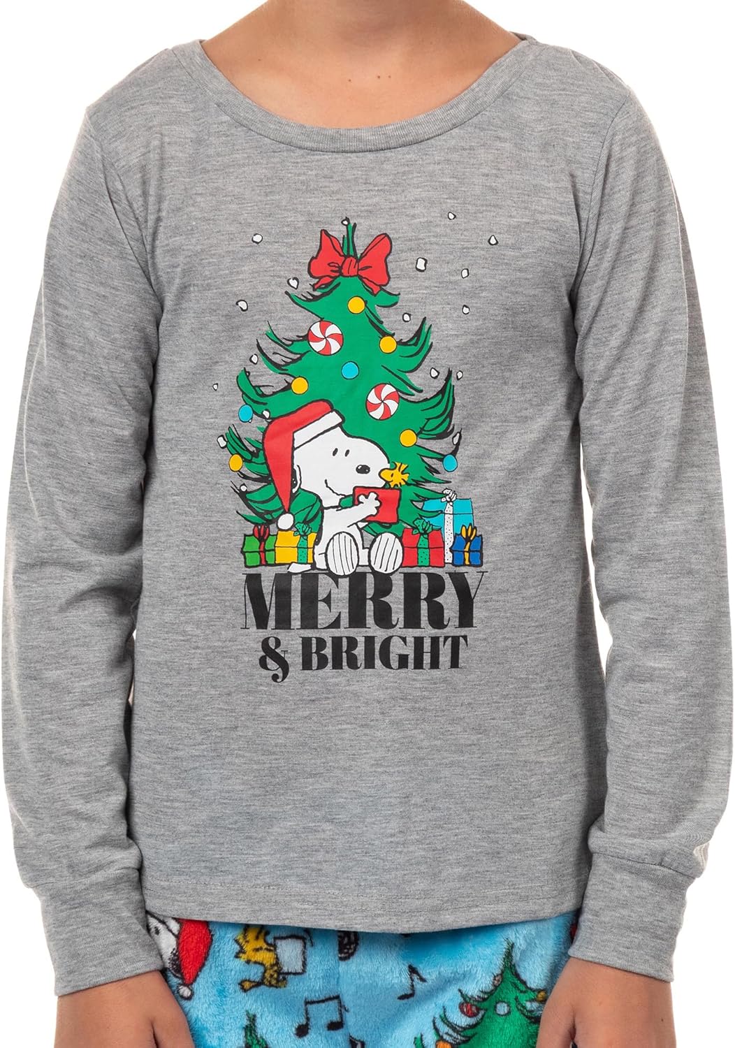 MJC Peanuts Snoopy Pajamas Christmas Holiday Family Matching Sleepwear Set - Image 3