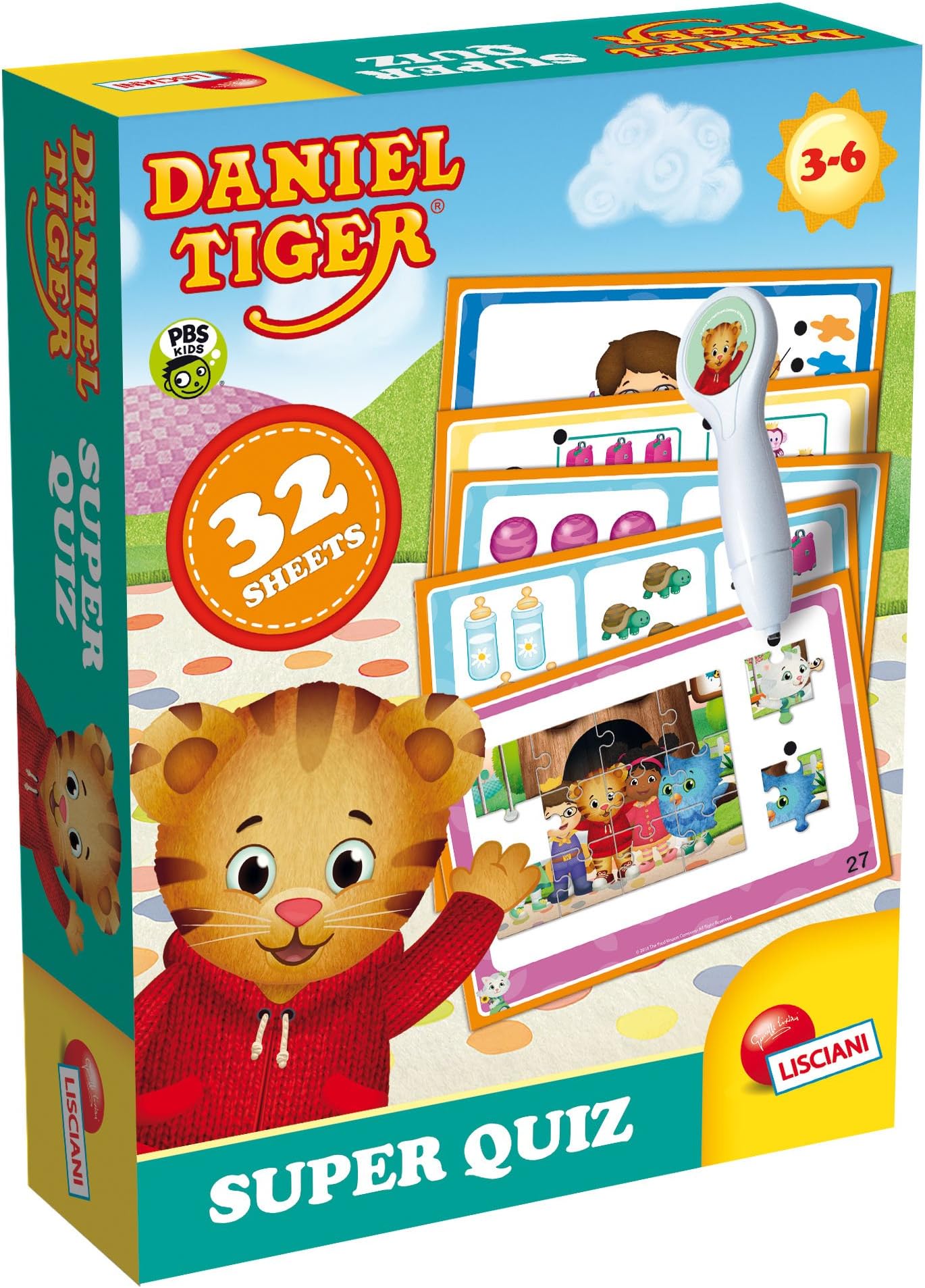 Lisciani Giochi 56552 – Daniel Tiger Super Quiz