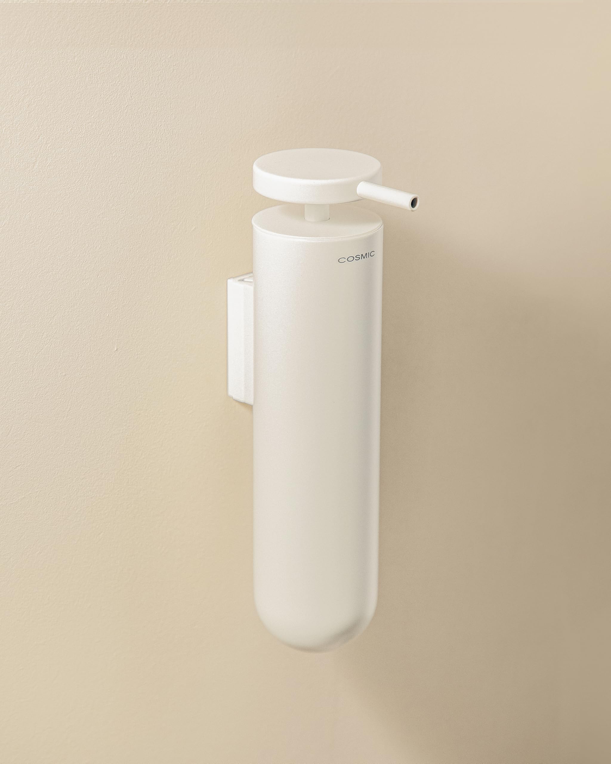COSMIC Dispensador de jabón Blanco Mate Geyser Dual SMARTFIX (185ML)