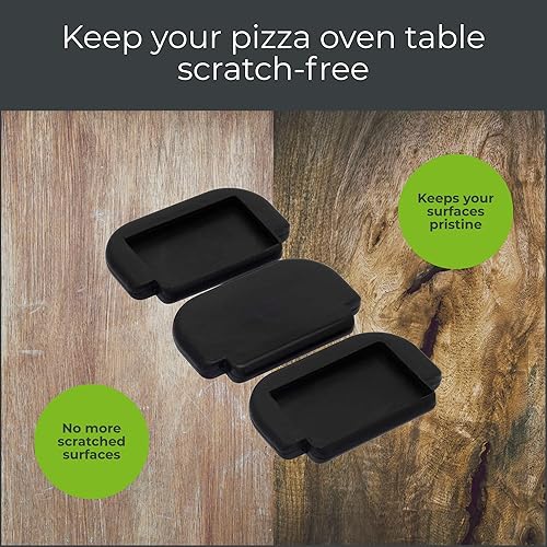 Miniatura 3 de Gozney Roccbox - Horno para pizza con patas de goma color negro, protectores de superficie (3 unidades)