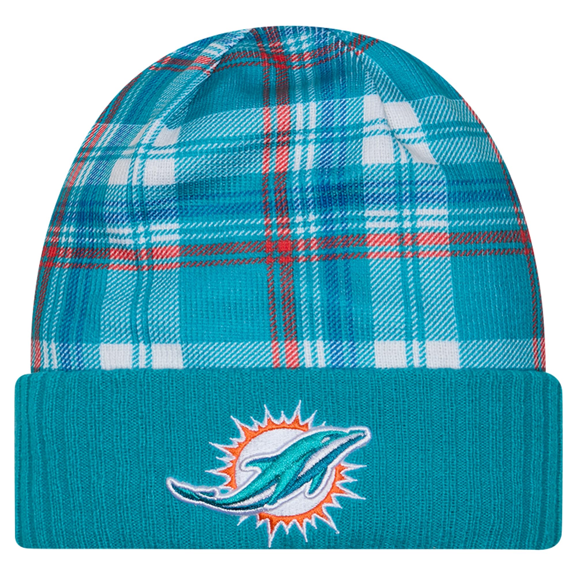 New Era NFL Sideline Statement Knit Beanie - Miami Dolphins Aqua