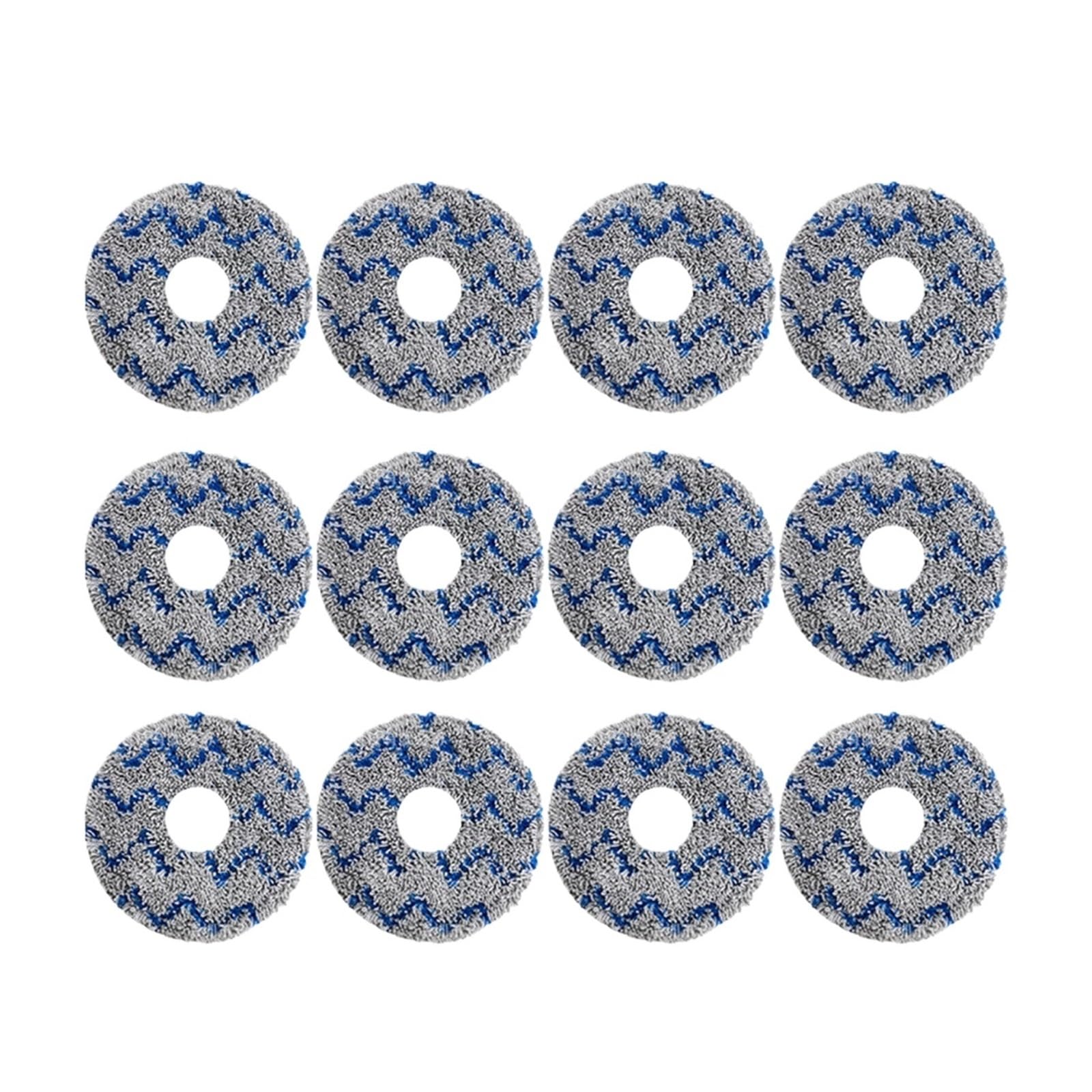 SLAQEYDJS Replacement Mop Cloth Accessories Compatible With Ecovacs Deebot X5 OMNI PRO Robotic Vacuum Cleaner(12pcs)