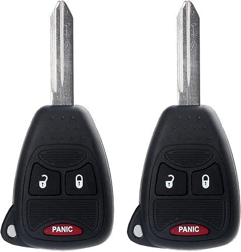 ECCPP 2 llaveros 04-12 para Jeep Grand Cherokee Commander Compass para Chrysler 200 300 Aspen PT Cruiser Sebring para Dodge Ram 1500 2500 3500