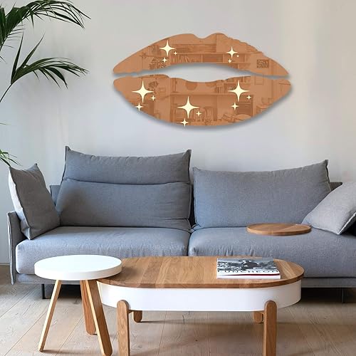 Miniatura 2 de 6 calcomanías de pared de espejo, azulejos de espejo HD autoadhesivos sin marco, espejo ovalado fácil de instalar, calcomanías de espejo de pared