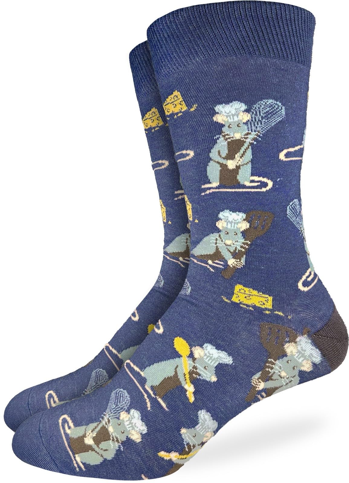 Good Luck Sock Men's Rat Chef American Flag & Presidents Socks, Adult, One Size