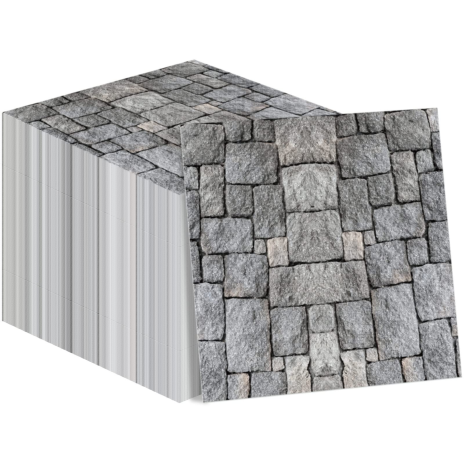 50 Pieces Halloween Medieval Napkins Medieval Decorations Knight Disposable Napkins Party Decoration Bar Napkins for Medieval Birthday Party Restaurant Dinner Decorations, 6.5 x 6.5 Inches in Fold