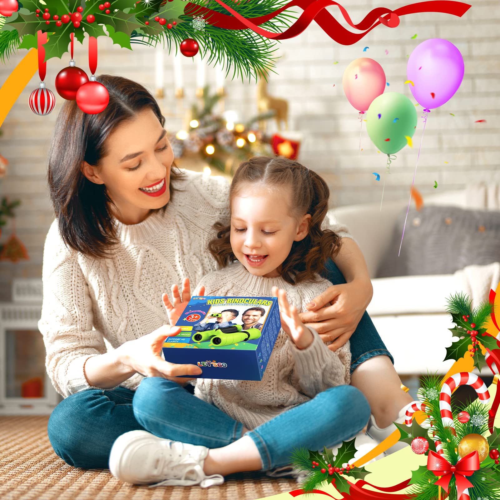 Dislocati Prismáticos Regalo Navidad Cumpleaños Niño 3-12 Años Binoculares Juguetes Colegio Juegos Lupa