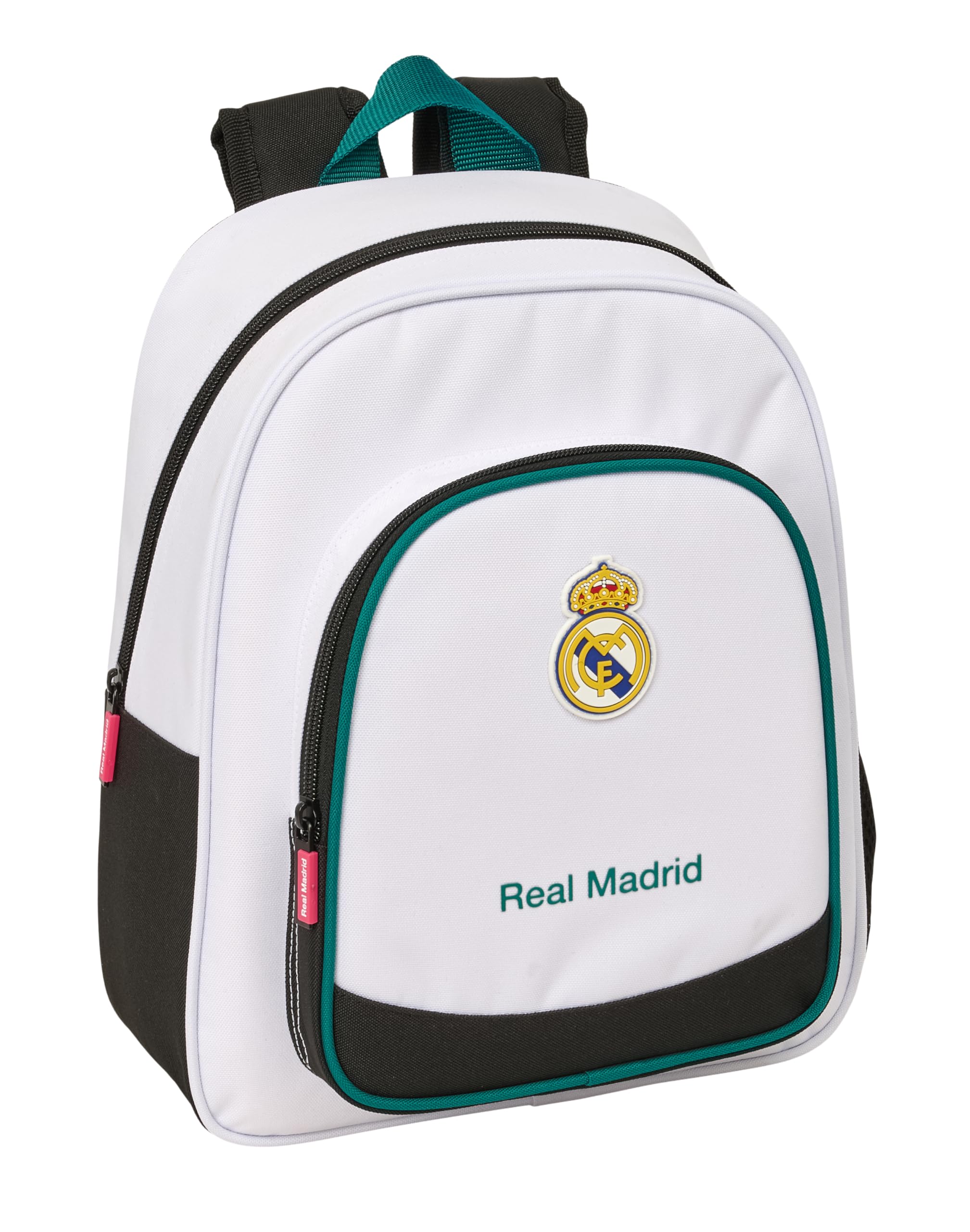 Real Madrid EQUIPACIÓN 26/27 – Safta Children's Backpack, Ideal for Children of Different Ages, Comfortable and Versatile, Quality and Resistance, 28 x 10 x 34 mm