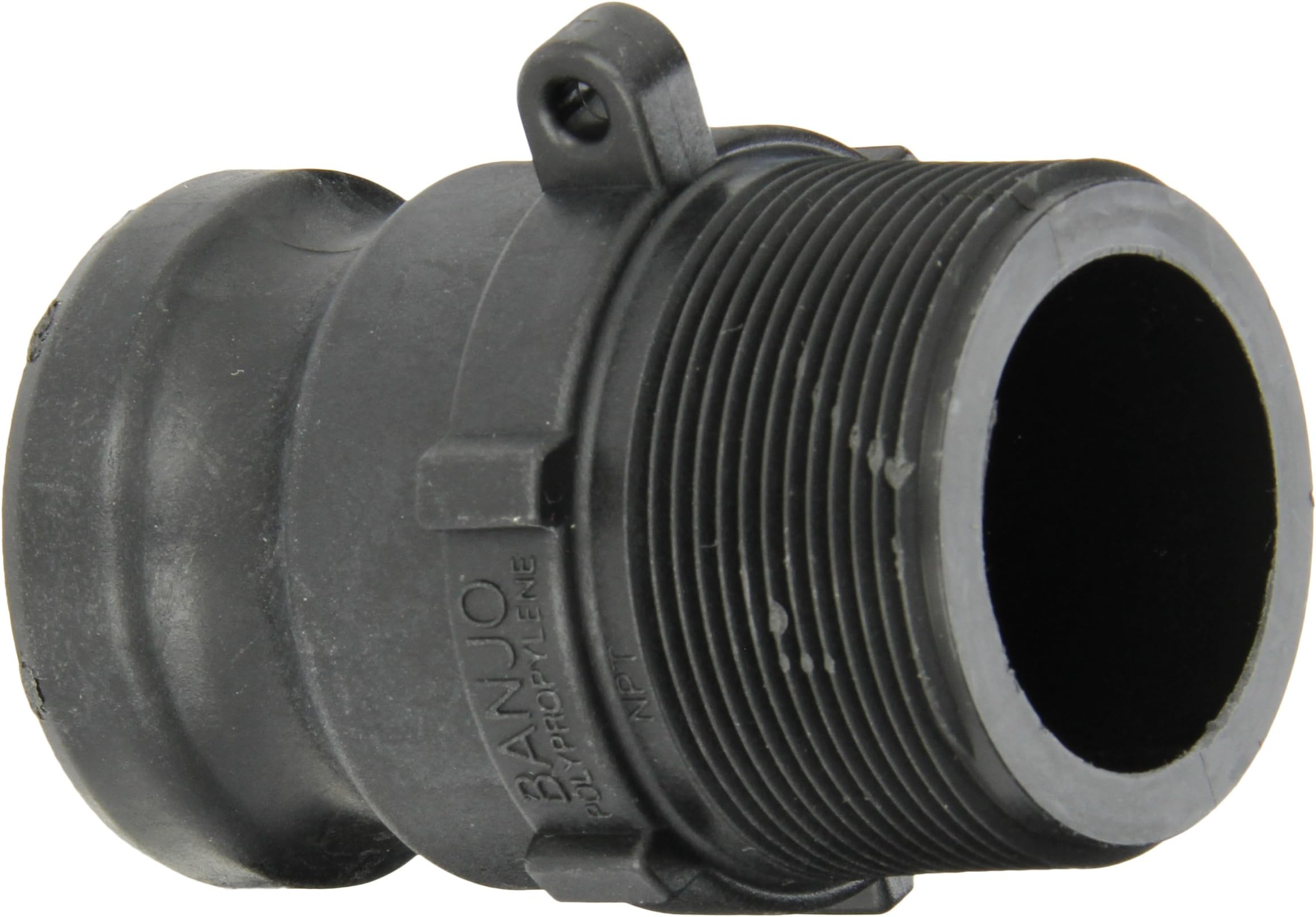 Banjo 200F Polypropylene Cam & Groove Fitting, 2" Male Adapter x NPT Male