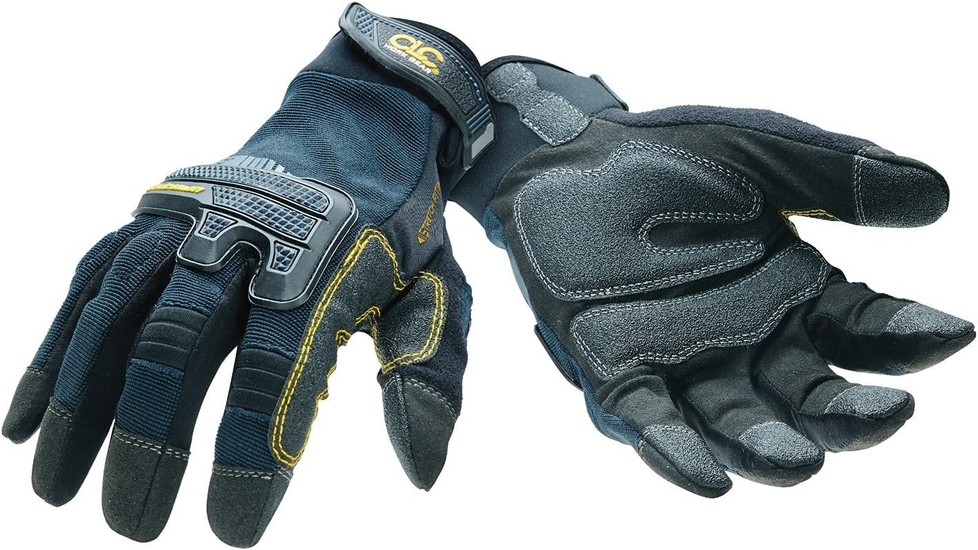 CLC Custom Leathercraft 145XL Tradesman Glove, Black/Grey X-Large