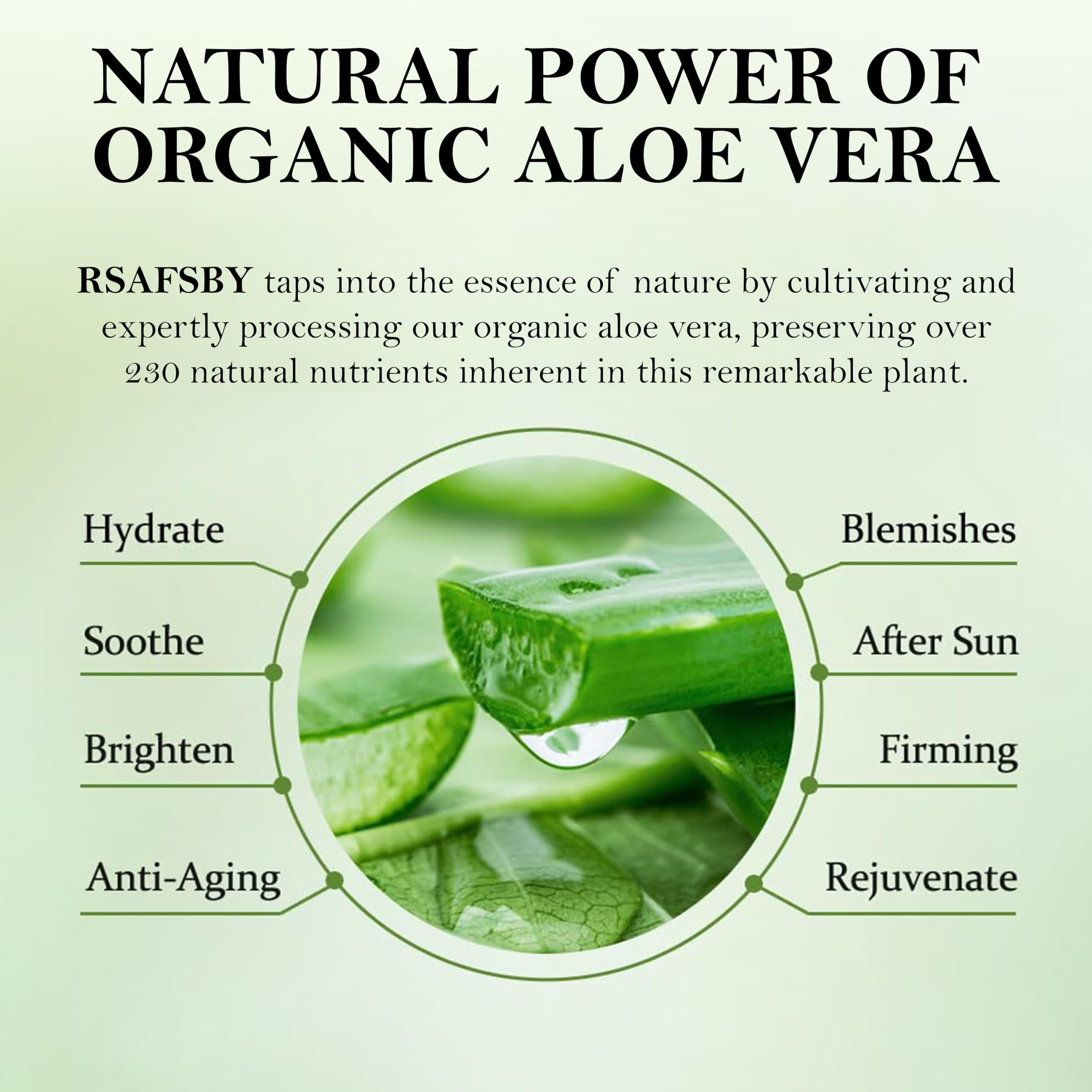 100% Natural Aloe Vera Gel for Face Body & Hair, 100g Cold Pressed, Soothing, Hydrating & Repairing, Relieves Dry Skin - Image 4