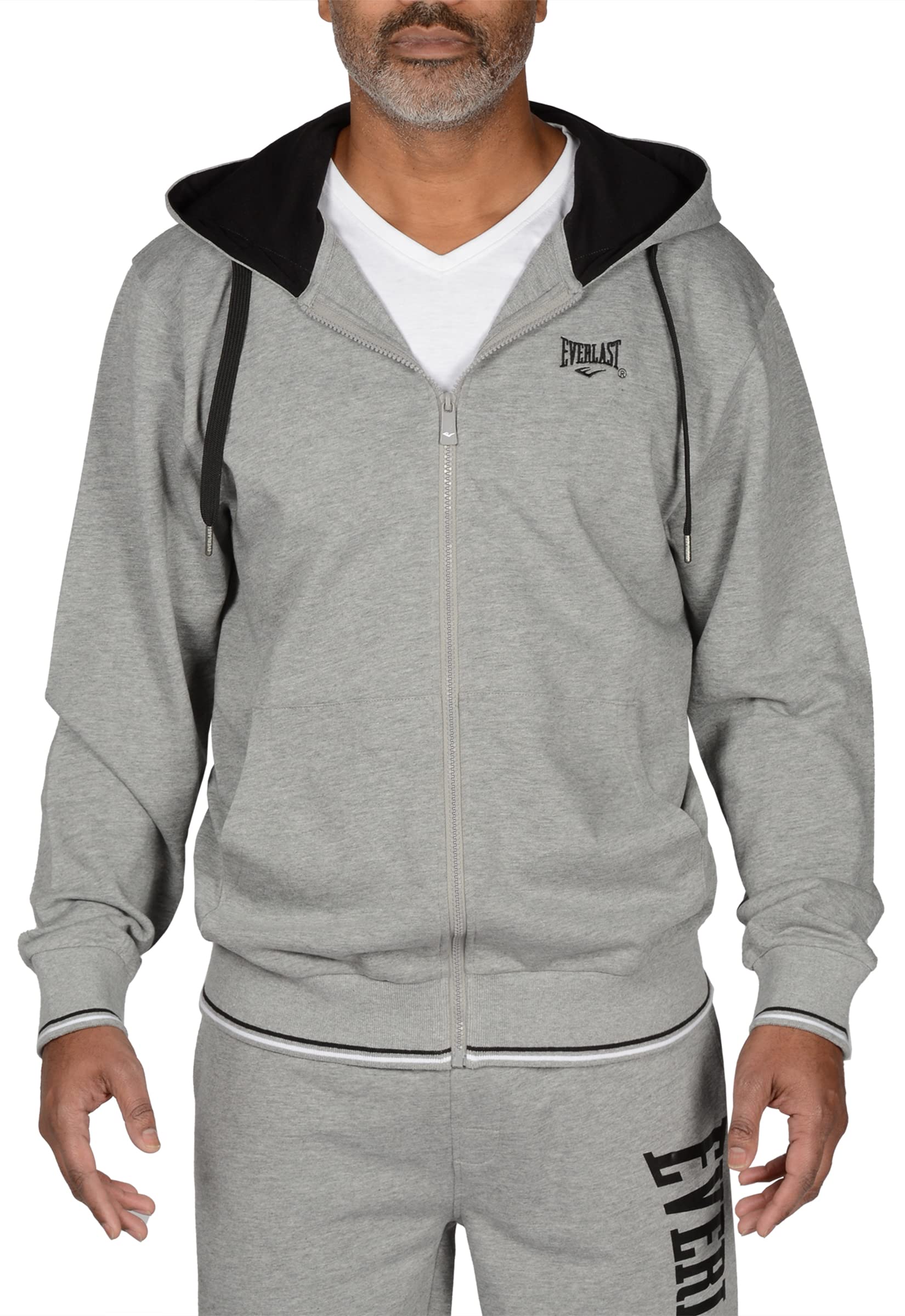 Everlast mens Everlast Zip Hoodie SweatshirtHooded Sweatshirt