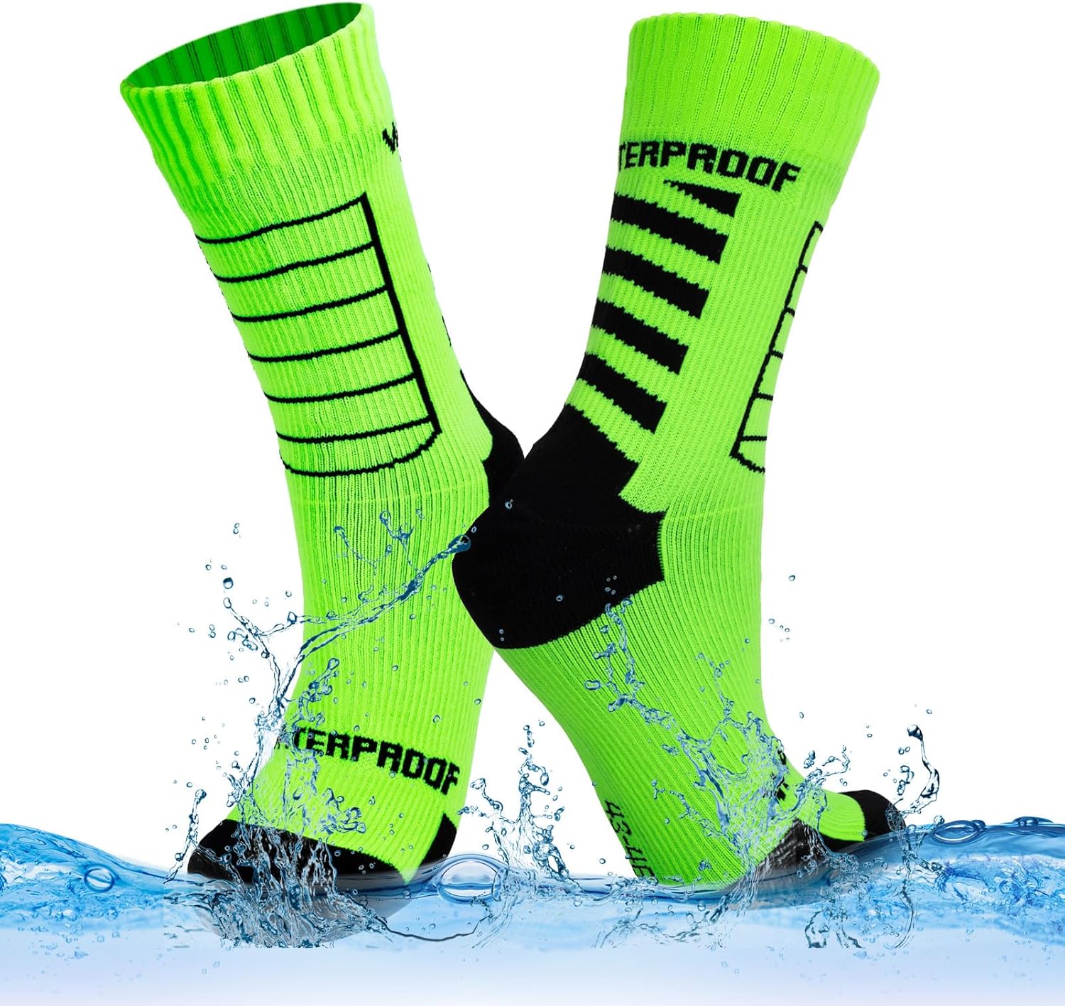 LEOSTEP Waterproof Socks for Men and Women,Outdoor Breathable Socks for Fish, Skating, Skiing, Camping, Cycling