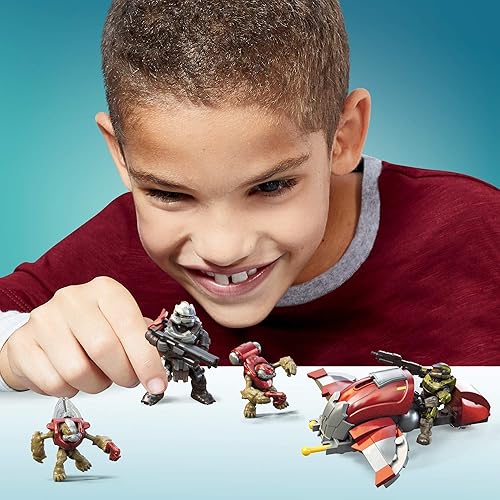 Miniatura 2 de Mega Construx Halo Hijacked Ghost Vehicle Halo Infinite Construction Set, juguetes de construcción para niños