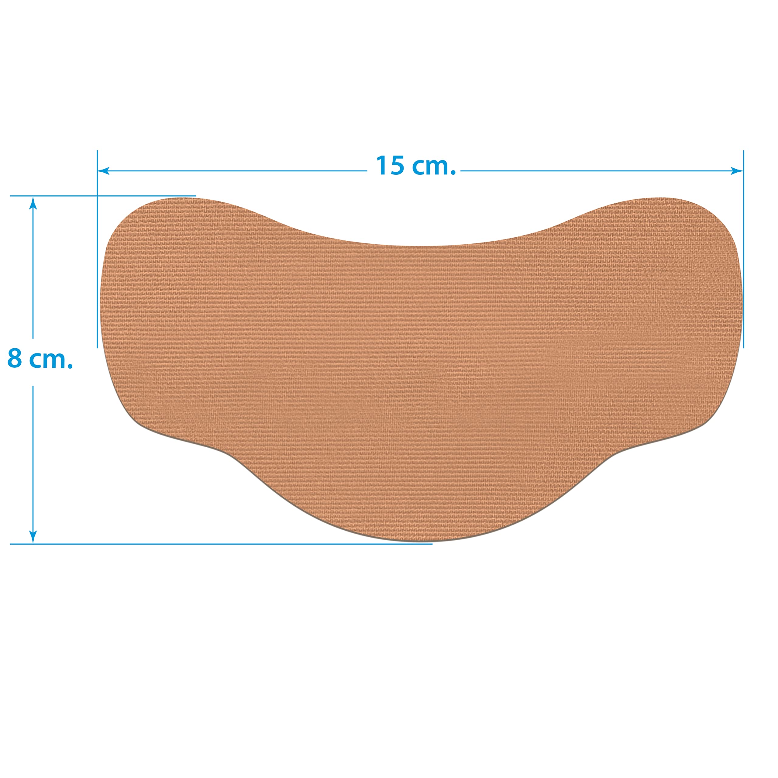 Lot De 12 Bandes Anti-frottements Pour Cuisses - Adhésives, Discrètes Couleur Chair, En Coton élastique