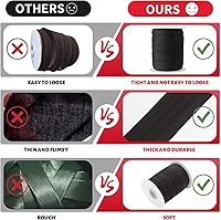 Vista 3 de Cinta al bies de doble pliegue de 1/2 pulgada, cinta al bies de doble pliegue de 55 yardas, carrete continuo a granel para coser ropa, acolchado