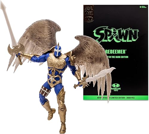 Miniatura 10 de McFarlane Toys - Redeemer Glow in The Dark Edition, figura de acción de 7 pulgadas, etiqueta dorada, exclusiva de Tienda