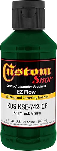 Vista 12 de Custom Shop KSE757-QP Triple Black - Pintura esmaltada EZ Flow a rayas y letras – 4 onzas