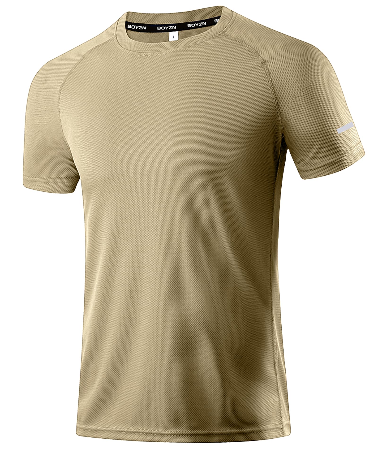 HolureMen's Mesh Quick-Dry Short Sleeve Workout T-Shirt