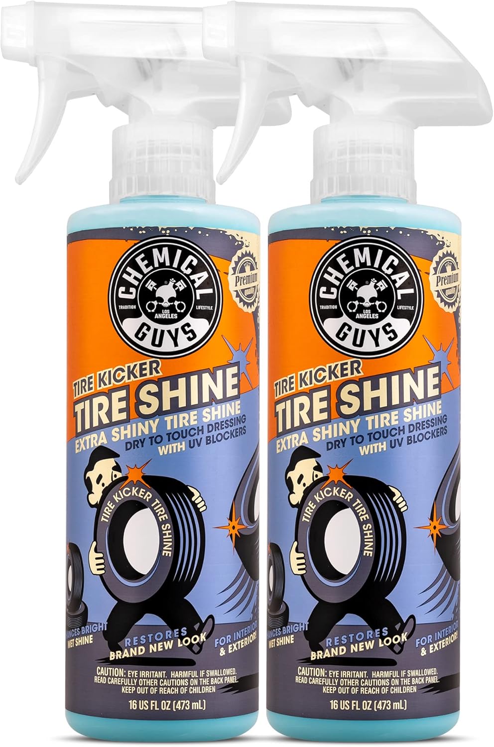 Chemical Guys Tire Kicker Sprayable Extra Glossy Tire Shine (Works on Rubber