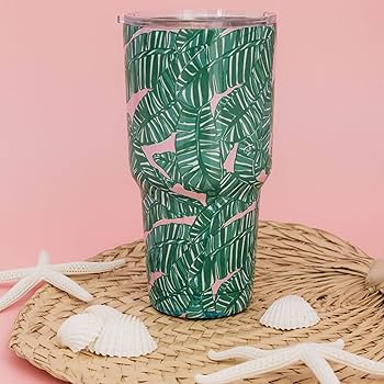 Amazon.com | Lilly Pulitzer 30 Oz Insulated Tumbler with Lid