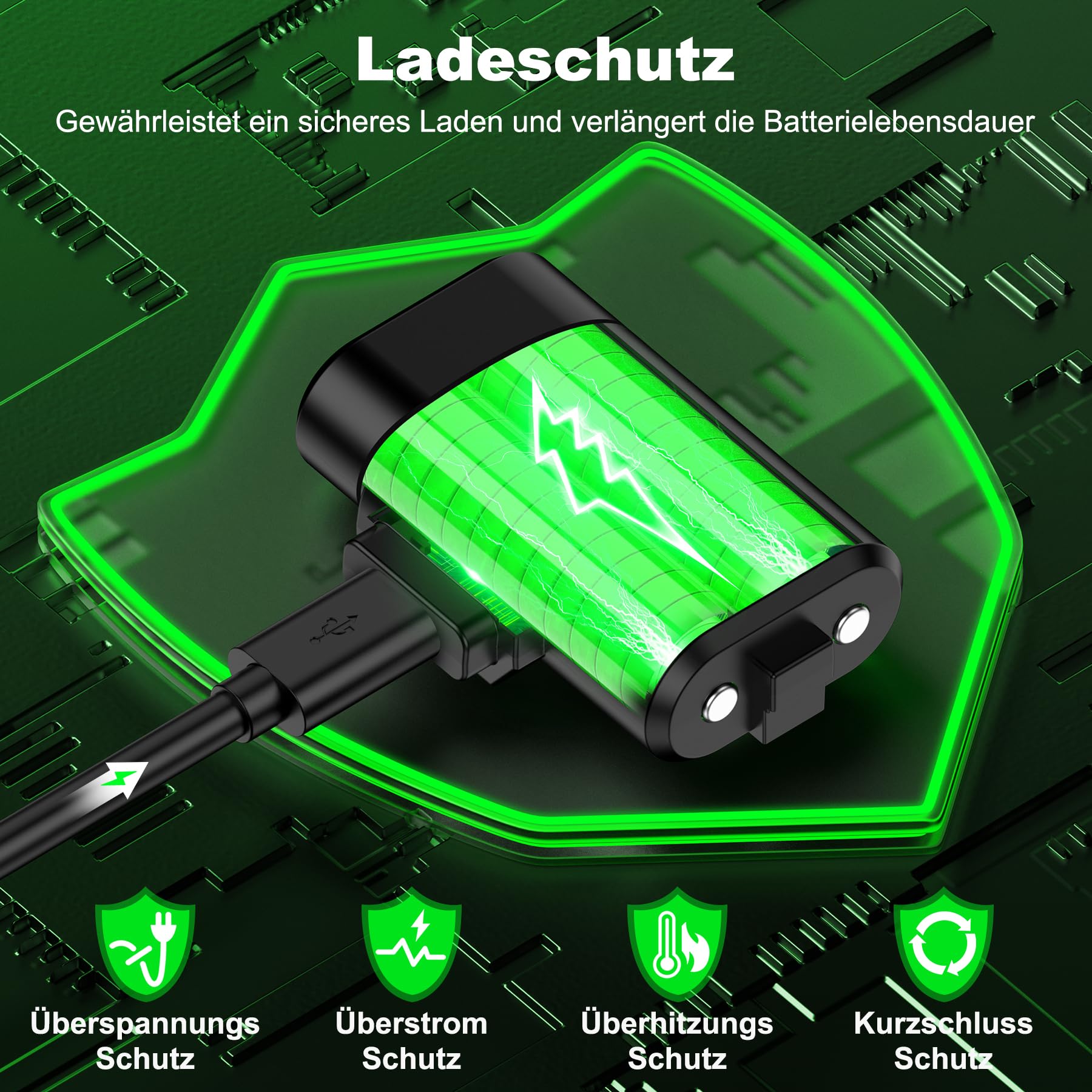 Akku für Xbox Controller, 2 x 4800mWh Wiederaufladbare Akku für Xbox Series X Controller mit 4 Batterie Abdeckung für X-Series X/S/X-One/One S/X/Elite Controller, Play and Charge Kit