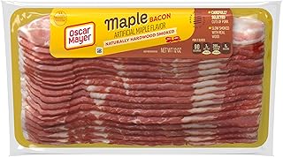 Oscar Mayer Naturally Hardwood Smoked Maple Bacon, 12 Ounce