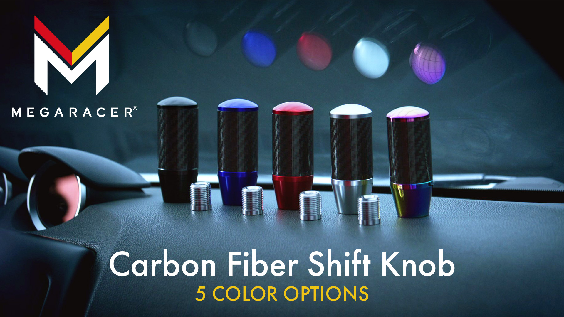 Amazon.com: Black Carbon Fiber Shift Knob | Buttonless