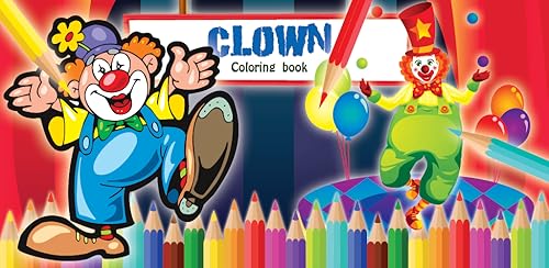 Livro de colorir palhaço