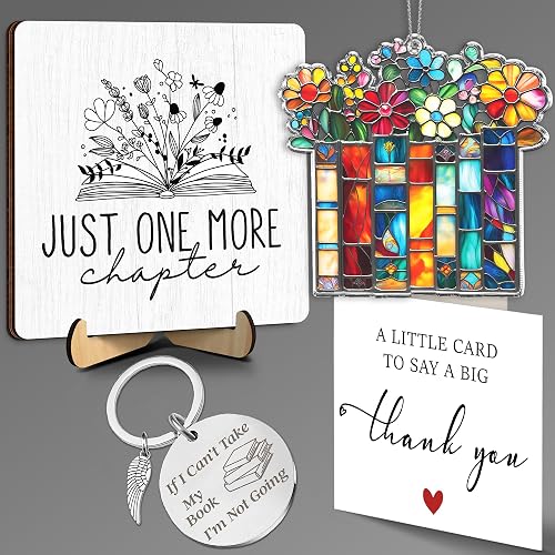 Book Lovers Gifts for Women – Reading Gifts Teacher, Reader Desk Decor