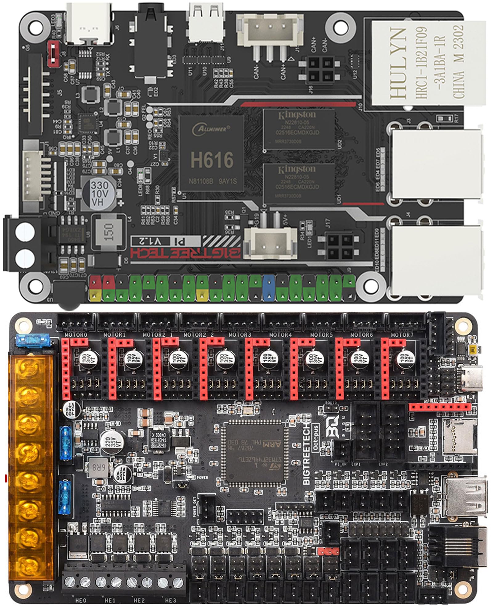 Amazon.com: BIGTREETECH Pi + Octopus V1.1 Control Board Kit Support Run ...