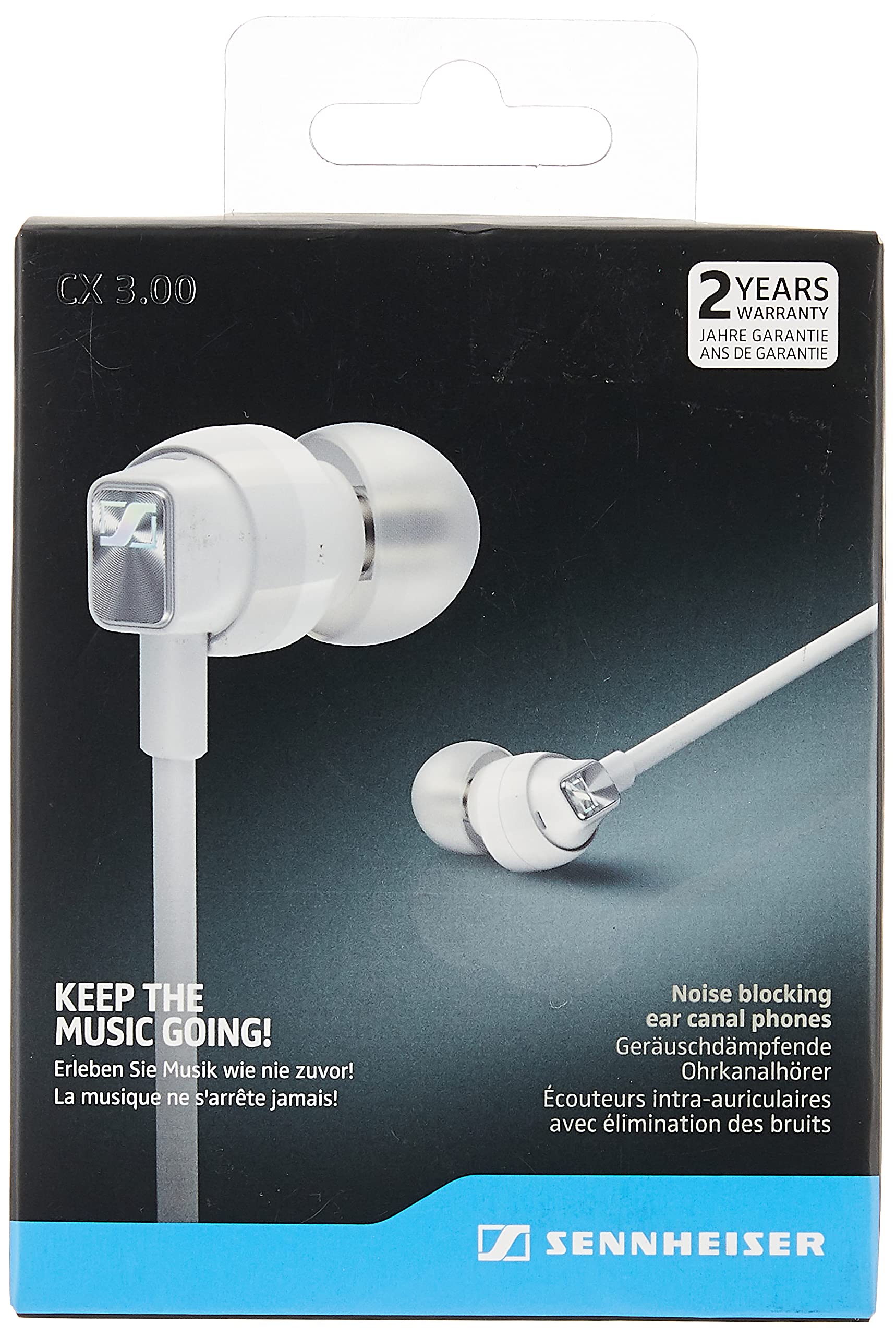 Sennheiser CX 3.00 Earbuds White - Audio Premium - Dettaglio
