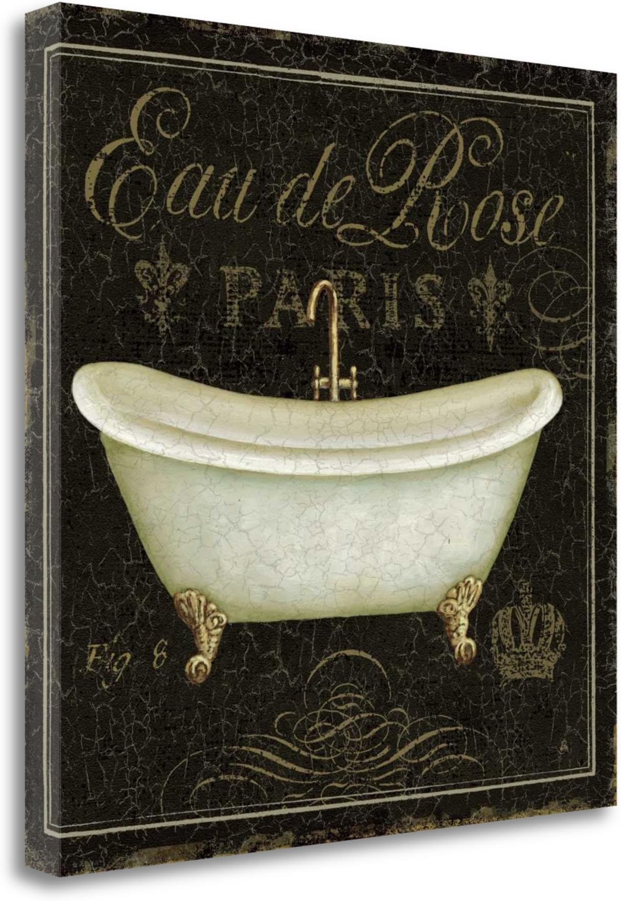 "Bain De Luxe II" By Daphne Brissonnet, Fine Art Giclee Print on Gallery Wrap Canvas, Ready to Hang