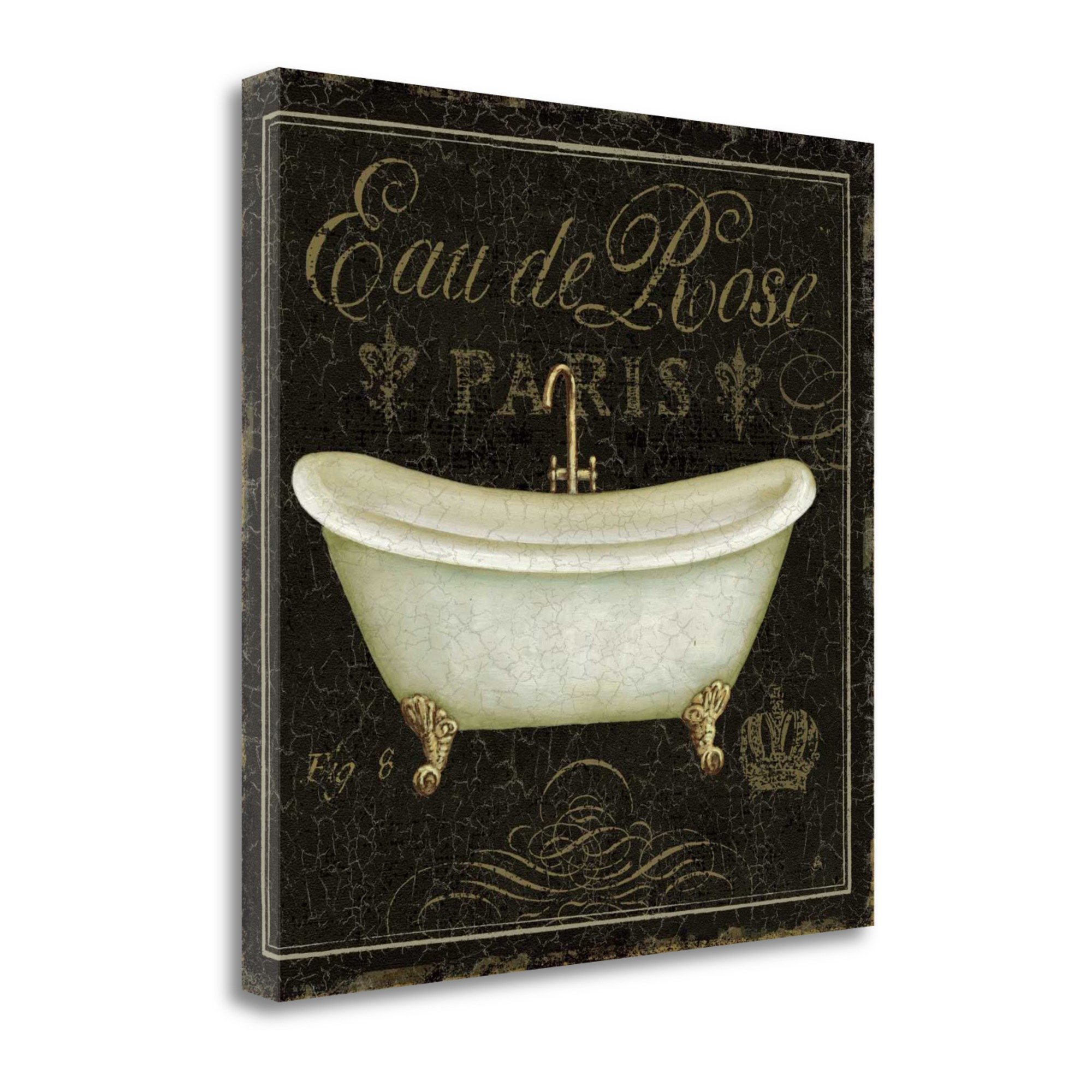 Tangletown Fine Art Bain De Luxe II Print on Gallery Wrap Canvas, 20 x 20, Multi