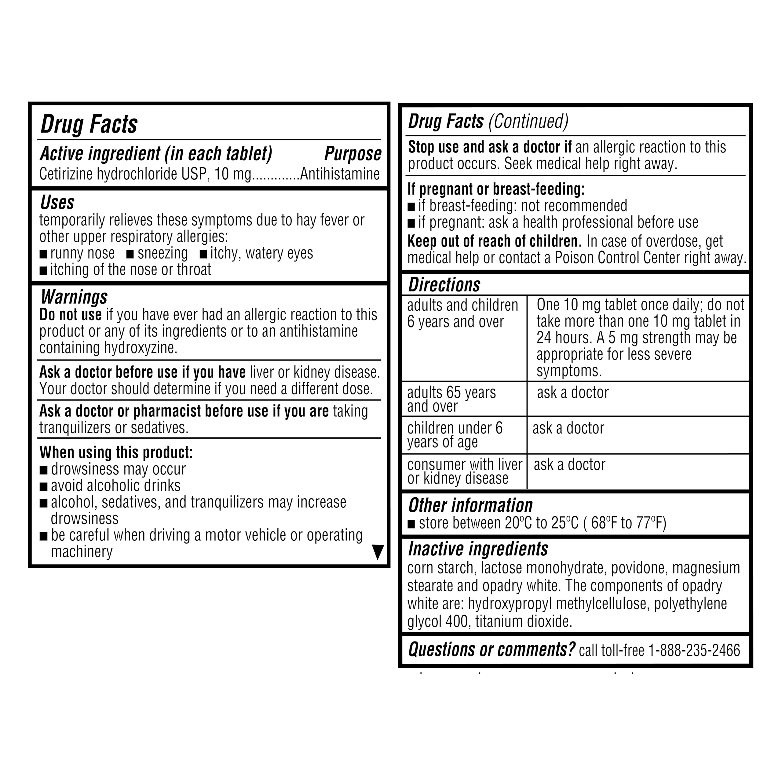 A+Health Cetirizine 10mg 24 Hour Allergy Relief Tablets, 400 Count — Amazon image 6