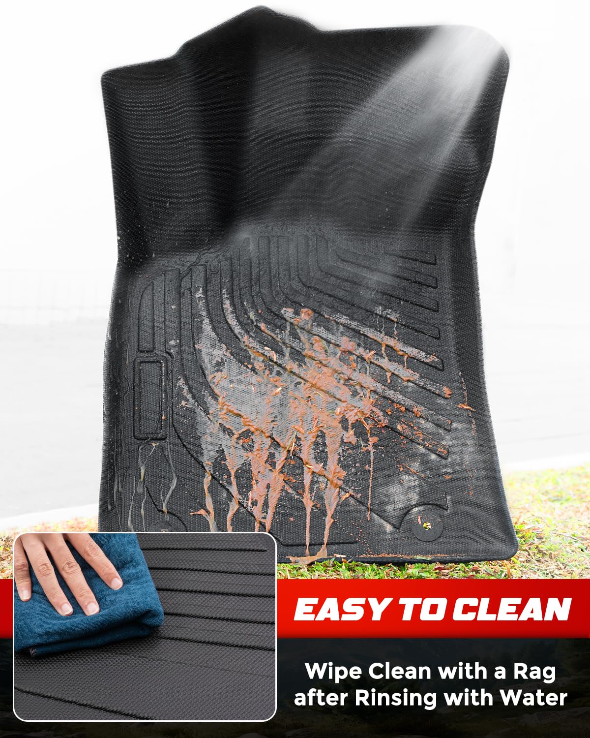 2014-2025 Floor Mats for Porsche Macan All Weather Cargo Liner for Macan S Turbo S Diesel GTS Automotive — view 6