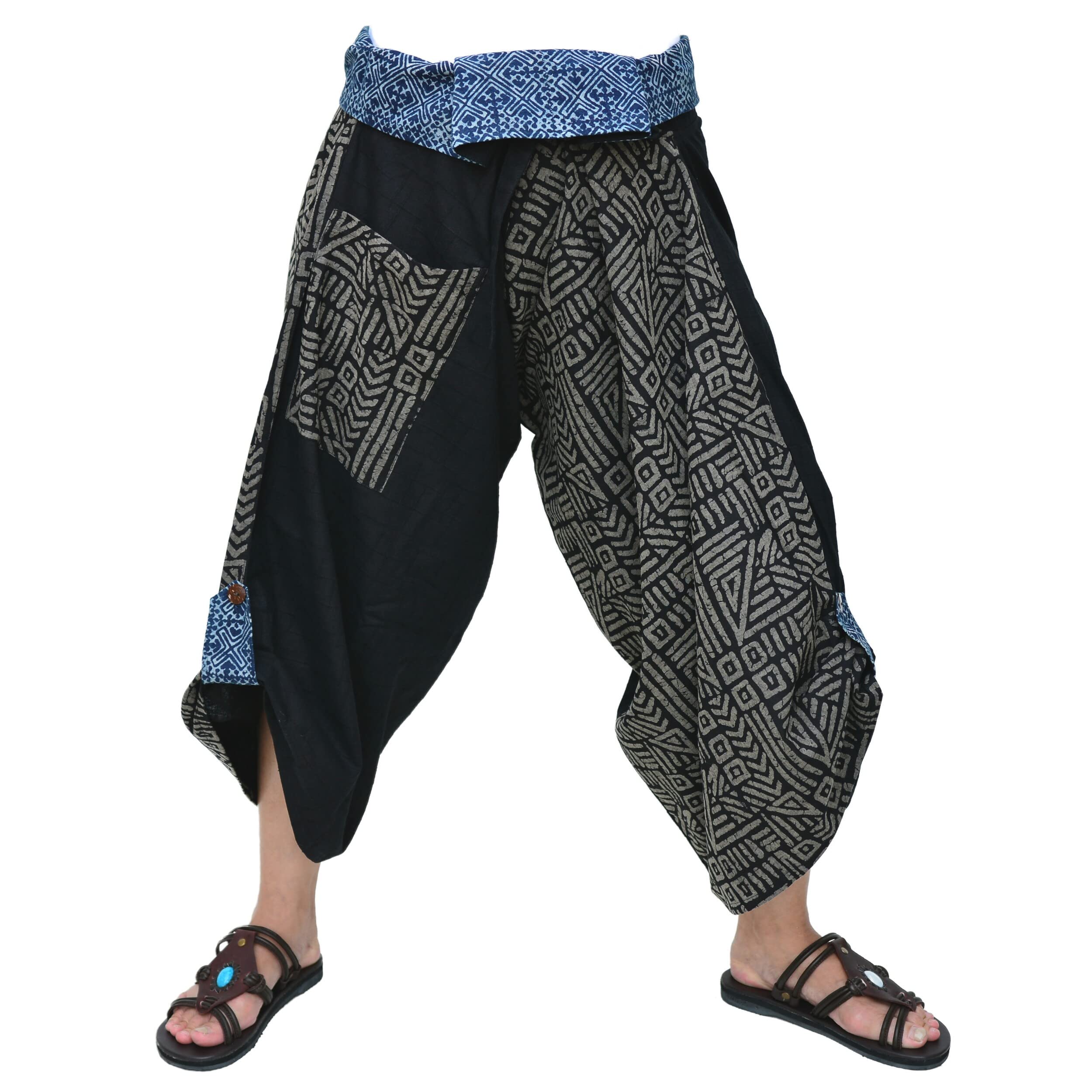 SiamroseHarem Pants Women Men Yoga Ninja Japanese Pants Samurai Style