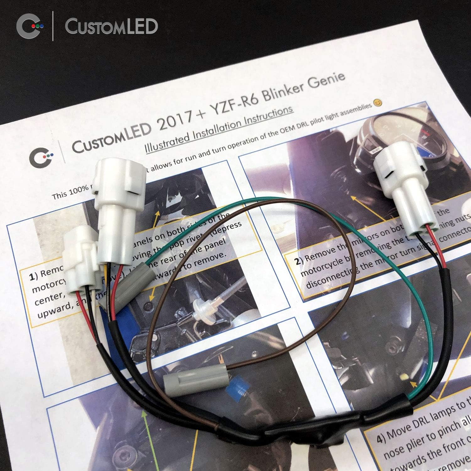 Custom LED Blinker Genie - Pre-Wired for 2017+ Yamaha YZF-R6