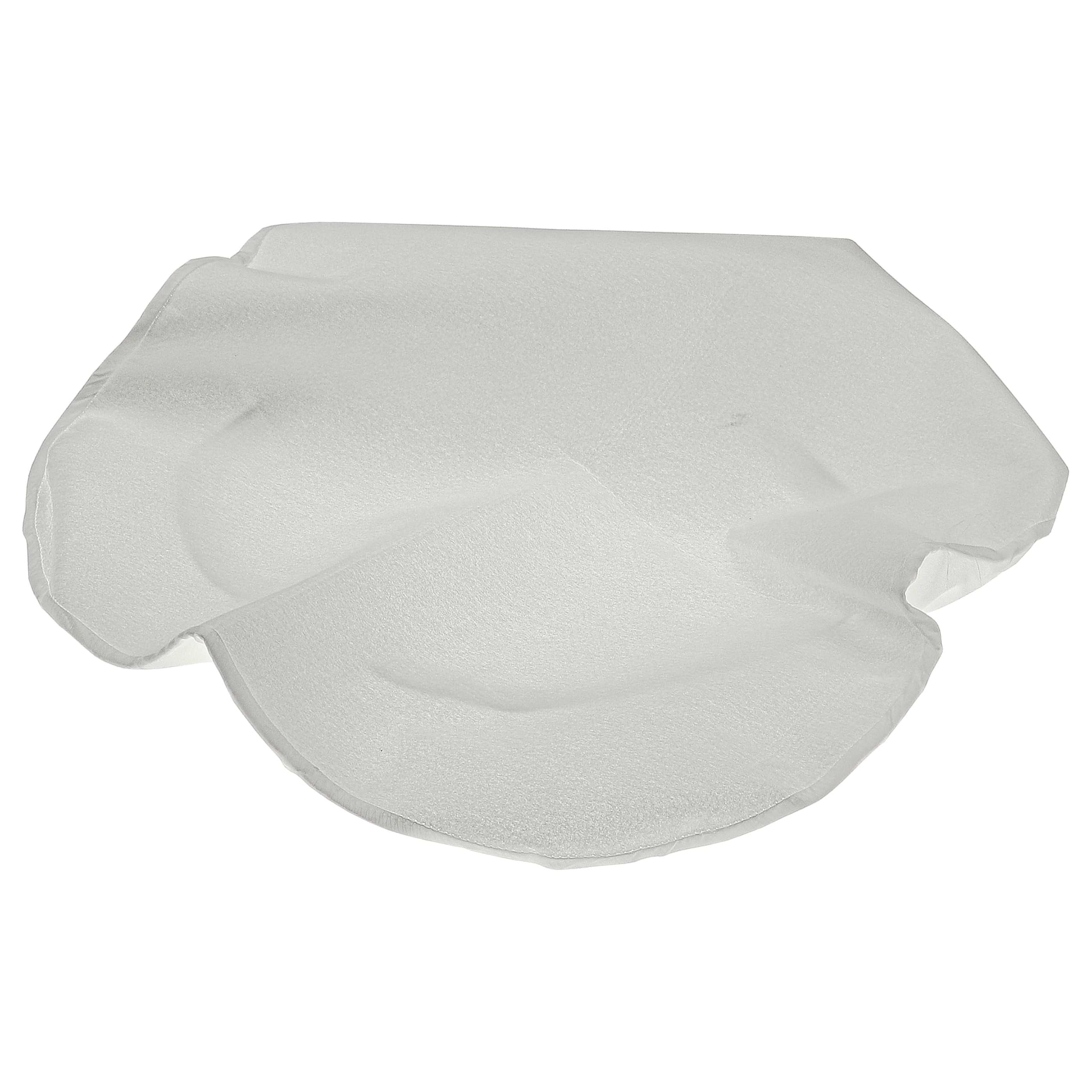 vhbw 2x Filtres à membrane compatible avec Würth ISS 55, ISS 45, ISS 35, ISS 32 aspirateur - Lot de filtres textiles blanc