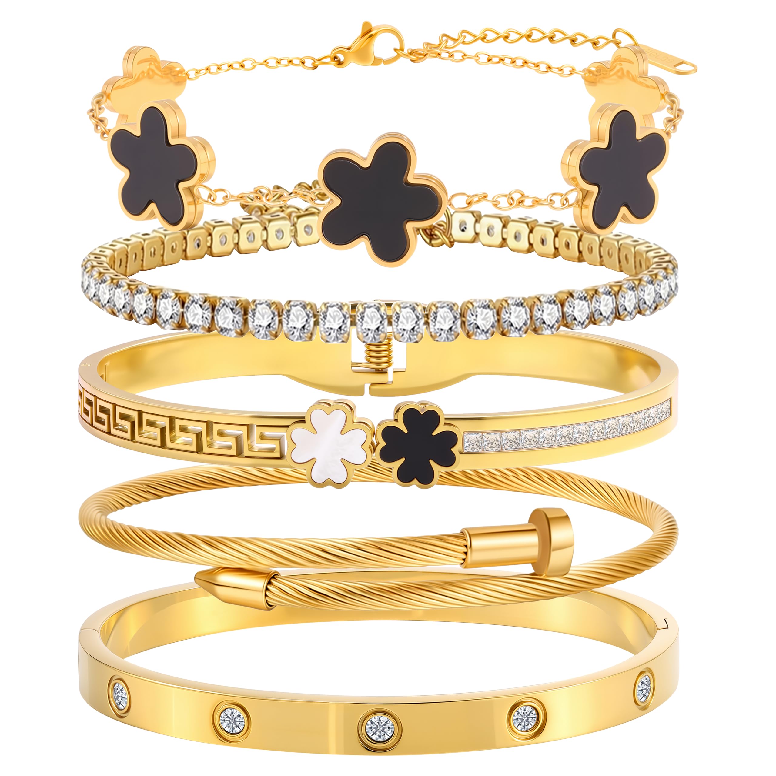 Camhanno Stackable Bracelet Set